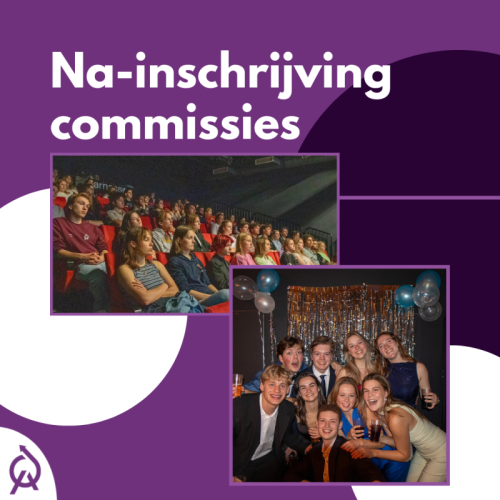 Na-inschrijvingen voor commissies